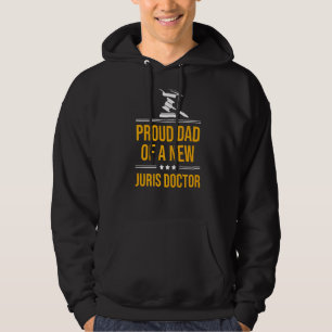 Juris Doctor of Jurisprudence Dad Law School Gradu Hoodie