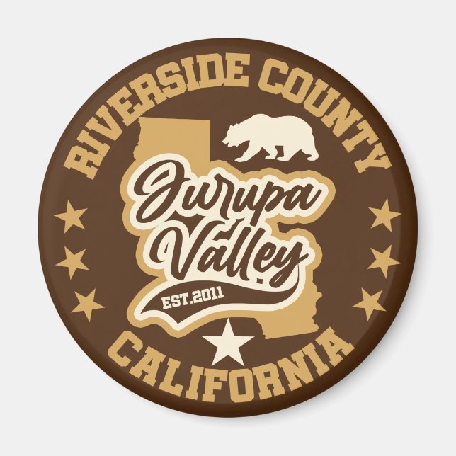 Jurupa Valley,California Magnet (Front)