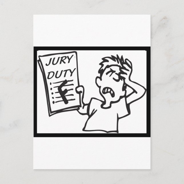Jury Duty Postcard (Front)