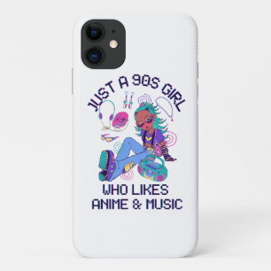 Just a 90s Girl Who likes music iPhone 11 Case
