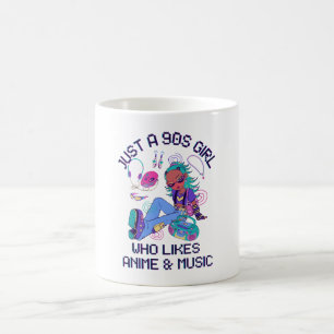 Just a 90s Girl Who likes music Coffee Mug