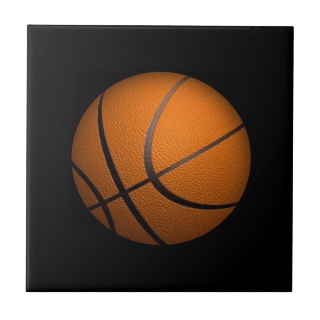Just a Ball Basketball Sport Ceramic Tile (Front)