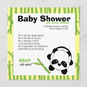 Just a Bit of Bamboo Invitation