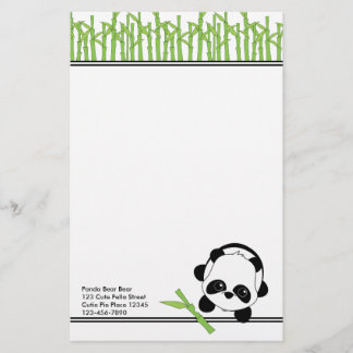 Just a Bite of Bamboo Stationery