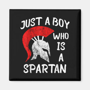 Just A Boy Who Is A Spartan Spartacus Spartan Cost Magnet