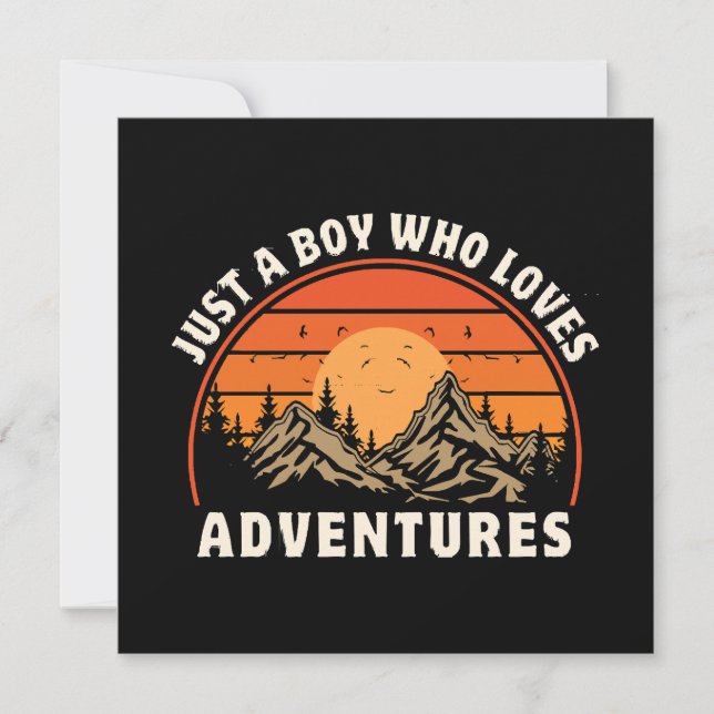 just a boy who loves adventures (Front)