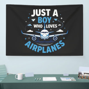 Just A Boy who Loves Aeroplanes  Banner