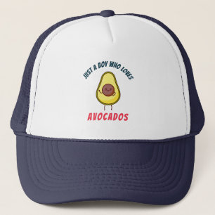 Just a boy Who Loves Avocados Trucker Hat