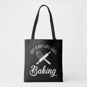 Just A Boy Who Loves Baking Tote Bag