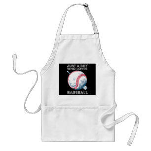 Just a Boy Who Loves Baseball Batter baseball Ball Standard Apron