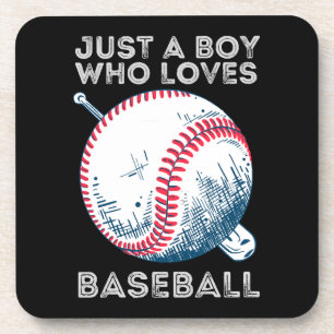 Just a Boy Who Loves Baseball Coaster