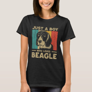 Just A Boy Who Loves Beagle for Boys T-Shirt