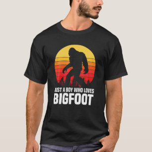 Just A Boy Who Loves Bigfoot T-Shirt