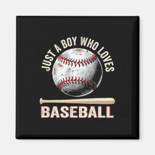 Just A Boy Who Loves Bysebyll Funny Fan Bysebyll P Magnet