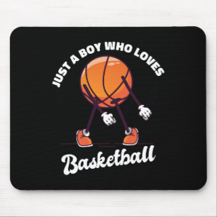 Just A Boy Who Loves Bysketbyll - Bysketbyll Boys  Mouse Pad