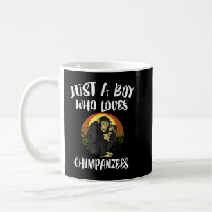 Just A Boy Who Loves Chimpanzees Gift Coffee Mug