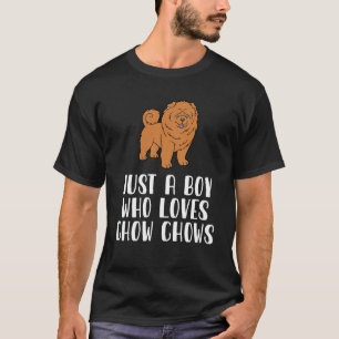 Just A Boy Who Loves Chow Chows T-Shirt