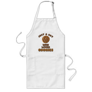 Just a boy who loves Cookies Long Apron