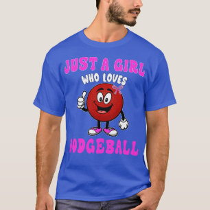Just A Boy Who Loves Dodgeball Funny Dodgeball T-Shirt