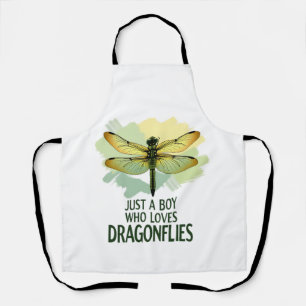 Just a Boy who loves Dragonflies. Dragonflies Drag Apron