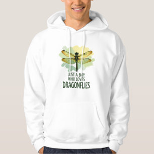 Just a Boy who loves Dragonflies. Dragonflies Drag Hoodie