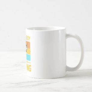 Just A Boy Who Loves Fishing Funny B Fish Fisherma Coffee Mug