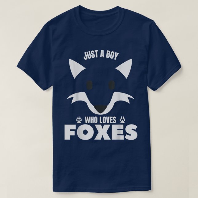 Just A Boy Who Loves Foes Birthday Boy BDay Gifts  T-Shirt (Design Front)