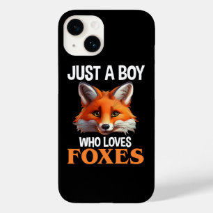 Just A Boy Who Loves Foxes Case-Mate iPhone 14 Case