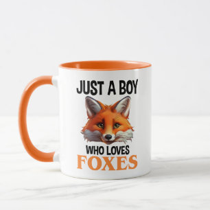 Just A Boy Who Loves Foxes Mug
