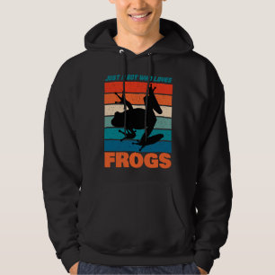 Just A Boy Who Loves Frogs - Retro Animal Hoodie