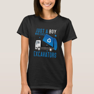 Just A Boy Who Loves Garbage Trucks idea  2 T-Shirt