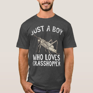 Just A Boy Who Loves Grasshopper T-Shirt