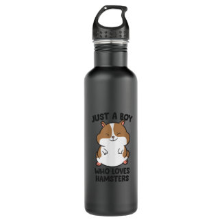 Just A Boy Who Loves Hamsters 710 Ml Water Bottle