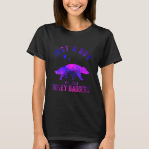 Just A Boy Who Loves Honey Badgers Honey Badger  1 T-Shirt