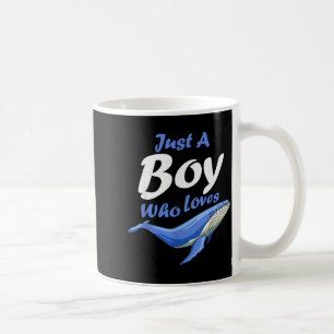 Just A Boy Who Loves Humpback Whales As Valentines Coffee Mug