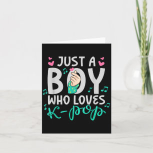 Just A Boy Who Loves K-p Fandom Celebration  Card