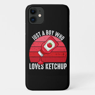 Just A Boy Who Loves Ketchup iPhone 11 Case