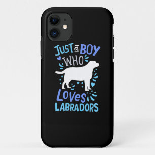 Just A Boy Who Loves Labrador Retriever iPhone 11 Case