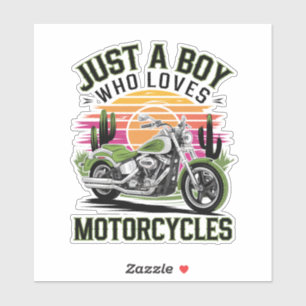 "Just a Boy Who Loves Motorcycles"