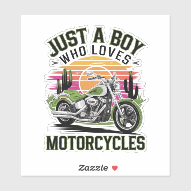 "Just a Boy Who Loves Motorcycles" (Sheet)