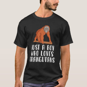 Just A Boy Who Loves Orangutans T-Shirt