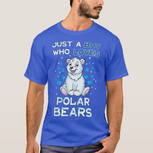 Just A Boy Who Loves Polar Bears T-Shirt
