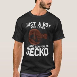 Just A Boy Who Loves Satanic Leaf Tailed Gecko Say T-Shirt