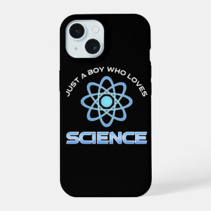 Just A Boy Who Loves Science iPhone 15 Case