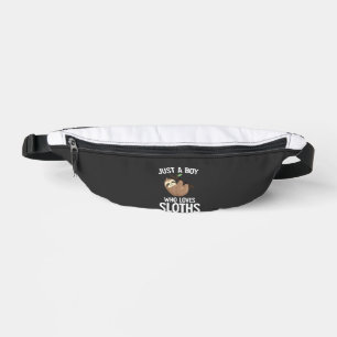 Just A Boy Who Loves Sloths Boys Toddler Sloth Lov Bum Bags