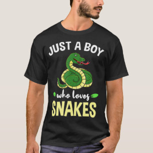 Just A Boy Who Loves Snakes T-Shirt