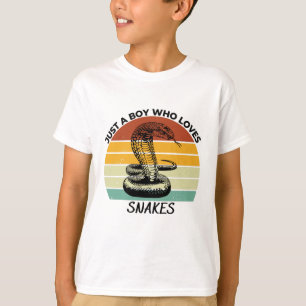 Just a boy who loves snakes T-Shirt