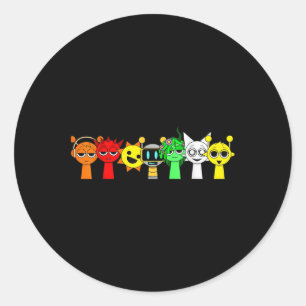 Just A Boy Who Loves Sprunky Funny Sprunky Game  Classic Round Sticker