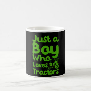 Just a Boy Who Loves Tractors Coffee Mug