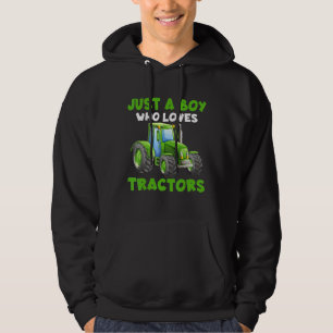 Just A Boy Who Loves Tractors Farmer Tees For Kids